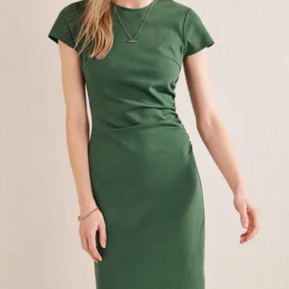Boden Side Ruched Jersey Dress, size 10